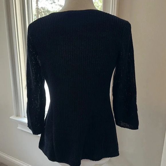 Talbots Lightweight Navy Sweater, Size Small, Like New - Picture 6 of 8